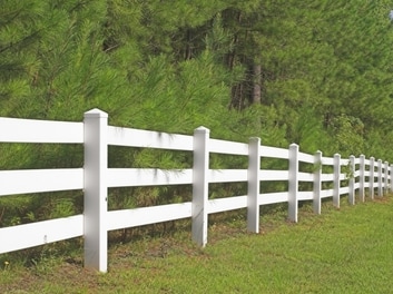 Picture split rail fence installation service company lake norman denver nc mooresville nc newton nc sherrills fords north carolina